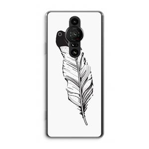 CaseCompany Pluim: Sony Xperia Pro-I Transparant Hoesje