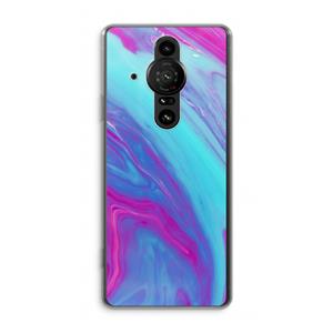 CaseCompany Zweverige regenboog: Sony Xperia Pro-I Transparant Hoesje