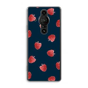 CaseCompany Framboosjes: Sony Xperia Pro-I Transparant Hoesje