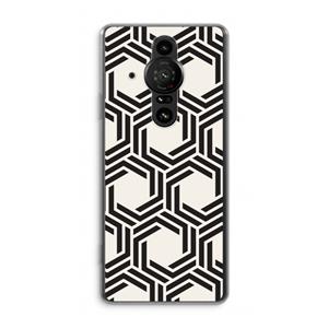 CaseCompany Geometrisch patroon: Sony Xperia Pro-I Transparant Hoesje