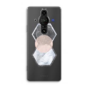 CaseCompany Creatieve toets: Sony Xperia Pro-I Transparant Hoesje