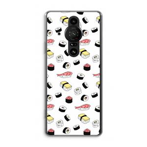 CaseCompany Sushi time: Sony Xperia Pro-I Transparant Hoesje