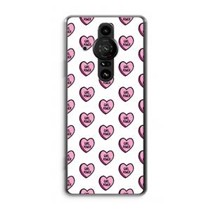 CaseCompany GIRL POWER: Sony Xperia Pro-I Transparant Hoesje