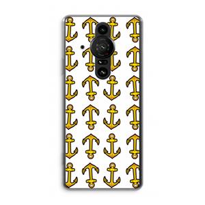 CaseCompany Musketon Anchor: Sony Xperia Pro-I Transparant Hoesje