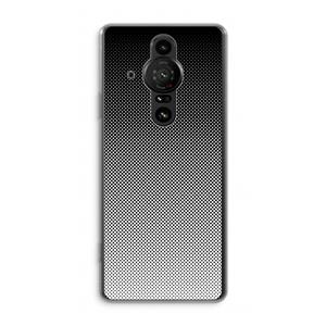 CaseCompany Musketon Halftone: Sony Xperia Pro-I Transparant Hoesje
