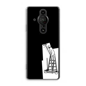 CaseCompany Musketon Painter: Sony Xperia Pro-I Transparant Hoesje