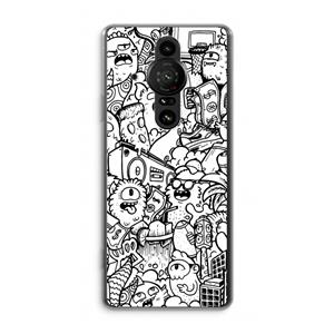 CaseCompany Vexx City #2: Sony Xperia Pro-I Transparant Hoesje
