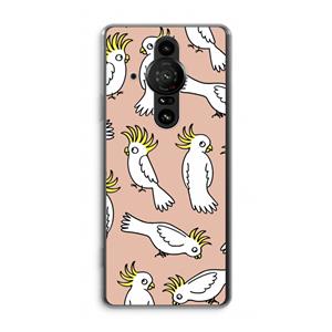 CaseCompany Papegaai: Sony Xperia Pro-I Transparant Hoesje