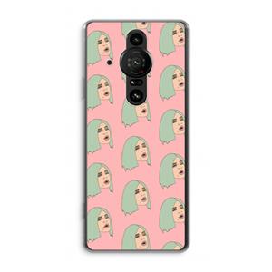 CaseCompany King Kylie: Sony Xperia Pro-I Transparant Hoesje