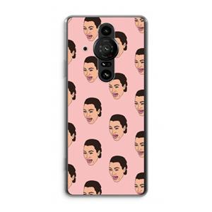 CaseCompany Ugly Cry Call: Sony Xperia Pro-I Transparant Hoesje