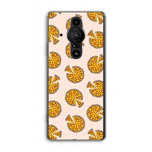 CaseCompany You Had Me At Pizza: Sony Xperia Pro-I Transparant Hoesje