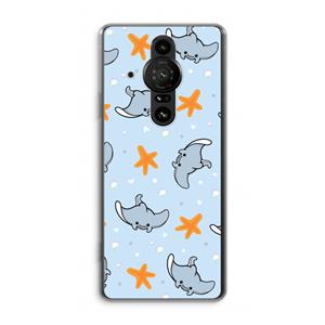 CaseCompany Manta: Sony Xperia Pro-I Transparant Hoesje