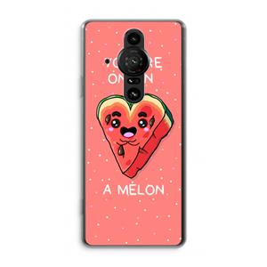 CaseCompany One In A Melon: Sony Xperia Pro-I Transparant Hoesje