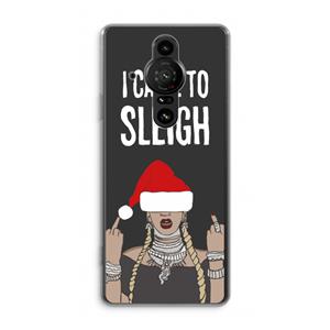 CaseCompany Came To Sleigh: Sony Xperia Pro-I Transparant Hoesje