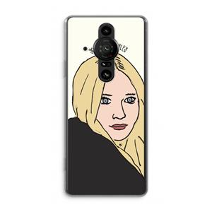 CaseCompany Ashley: Sony Xperia Pro-I Transparant Hoesje