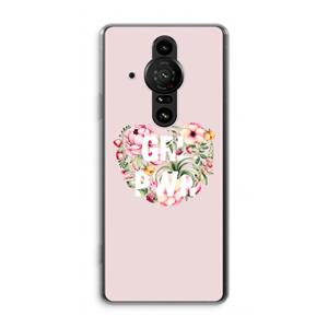 CaseCompany GRL PWR Flower: Sony Xperia Pro-I Transparant Hoesje