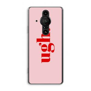 CaseCompany Ugh: Sony Xperia Pro-I Transparant Hoesje