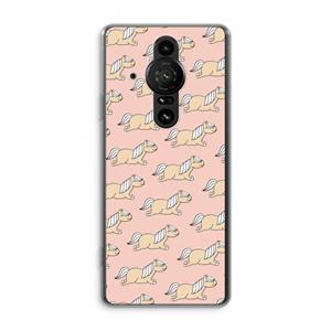 CaseCompany Ponys: Sony Xperia Pro-I Transparant Hoesje