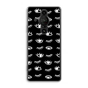 CaseCompany Eye pattern #3: Sony Xperia Pro-I Transparant Hoesje