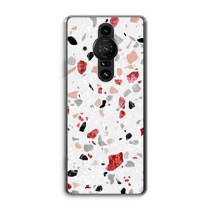 CaseCompany Terrazzo N°12: Sony Xperia Pro-I Transparant Hoesje