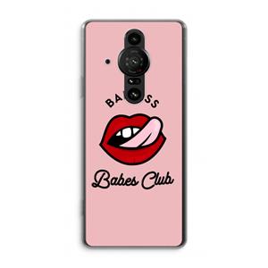 CaseCompany Badass Babes Club: Sony Xperia Pro-I Transparant Hoesje