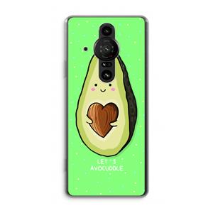 CaseCompany Avocuddle: Sony Xperia Pro-I Transparant Hoesje