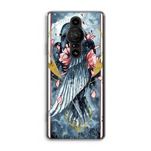CaseCompany Golden Raven: Sony Xperia Pro-I Transparant Hoesje