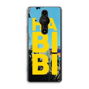 CaseCompany Habibi Majorelle : Sony Xperia Pro-I Transparant Hoesje