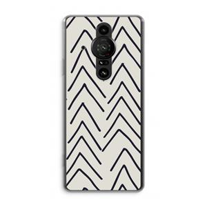 CaseCompany Marrakech Arrows: Sony Xperia Pro-I Transparant Hoesje