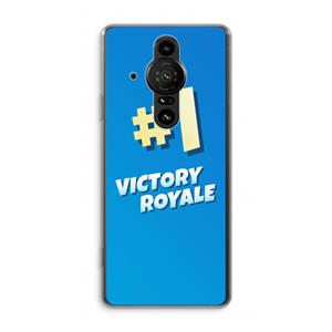 CaseCompany Victory Royale: Sony Xperia Pro-I Transparant Hoesje