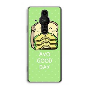 CaseCompany Avo Good Day: Sony Xperia Pro-I Transparant Hoesje