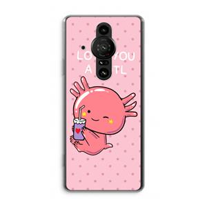 CaseCompany Love You A Lotl: Sony Xperia Pro-I Transparant Hoesje