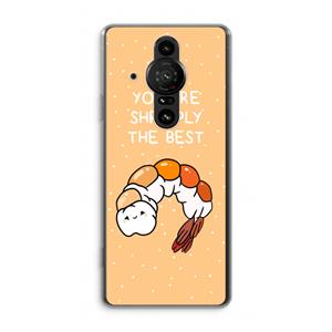 CaseCompany You're Shrimply The Best: Sony Xperia Pro-I Transparant Hoesje