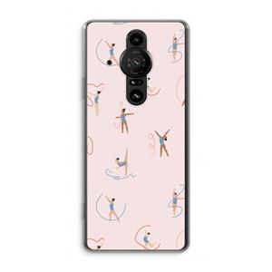 CaseCompany Dancing #3: Sony Xperia Pro-I Transparant Hoesje