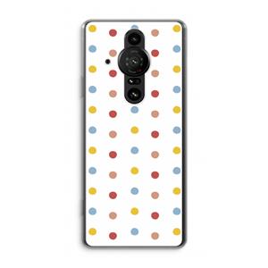CaseCompany Bollen: Sony Xperia Pro-I Transparant Hoesje