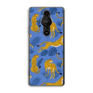 CaseCompany Luipaard: Sony Xperia Pro-I Transparant Hoesje