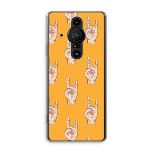 CaseCompany Rock: Sony Xperia Pro-I Transparant Hoesje