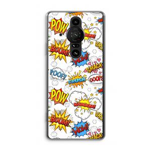CaseCompany Pow Smack: Sony Xperia Pro-I Transparant Hoesje
