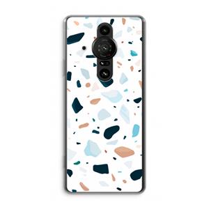 CaseCompany Terrazzo N°13: Sony Xperia Pro-I Transparant Hoesje
