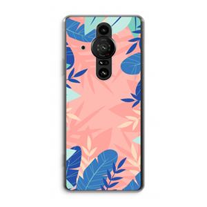 CaseCompany Tropisch: Sony Xperia Pro-I Transparant Hoesje