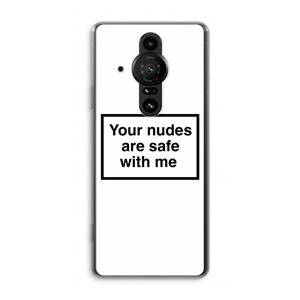 CaseCompany Safe with me: Sony Xperia Pro-I Transparant Hoesje