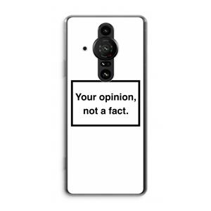 CaseCompany Your opinion: Sony Xperia Pro-I Transparant Hoesje