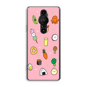 CaseCompany Happy bento friends: Sony Xperia Pro-I Transparant Hoesje
