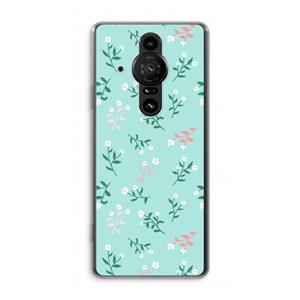 CaseCompany Small white flowers: Sony Xperia Pro-I Transparant Hoesje