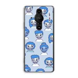 CaseCompany Gezichtjes: Sony Xperia Pro-I Transparant Hoesje