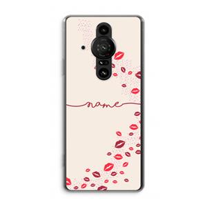 CaseCompany Kusjes: Sony Xperia Pro-I Transparant Hoesje