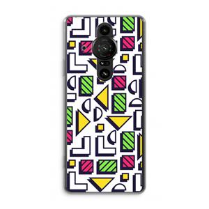 CaseCompany 8-bit N°4: Sony Xperia Pro-I Transparant Hoesje