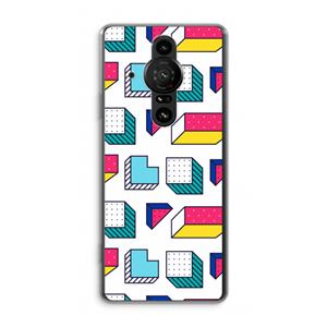 CaseCompany 8-bit N°7: Sony Xperia Pro-I Transparant Hoesje