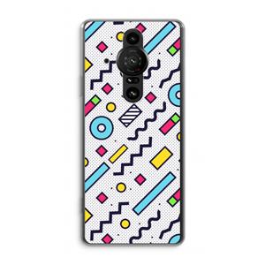CaseCompany 8-bit N°8: Sony Xperia Pro-I Transparant Hoesje