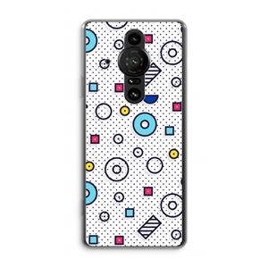 CaseCompany 8-bit N°9: Sony Xperia Pro-I Transparant Hoesje